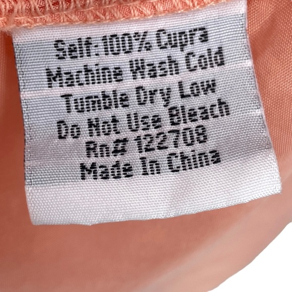 Johnny Was PETE & GRETA 100% Cupra Tee T-Shirt Peach - Picture 6 of 9